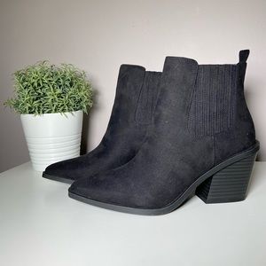 JUSTFAB booties.